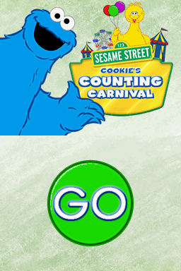 Sesame Street : Cookie's Counting Carnival — Title screen