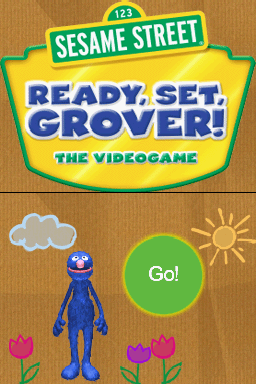 Sesame Street : Ready, Set, Grover! — Title screen