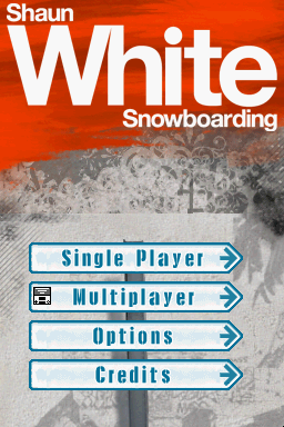 Shaun White Snowboarding — Title screen