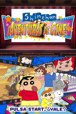 Shin Chan : Aventuras de Cine! — Title screen