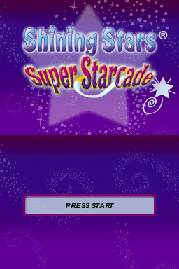 Shining Stars - Super Starcade — Title screen