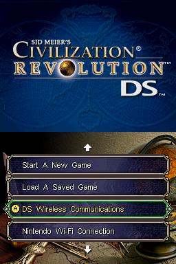 Sid Meier's Civilization Revolution — Title screen