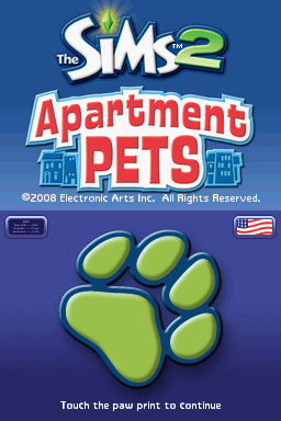 Sims 2, The - Apartment Pets — Title screen