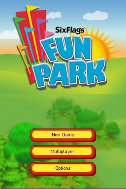 Six Flags Fun Park — Title screen