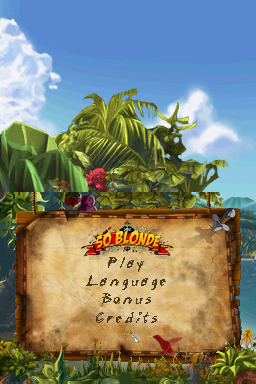 So Blonde : Retour sur l'Ile — Title screen