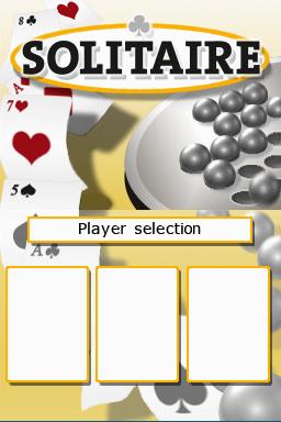 Solitaire — Title screen