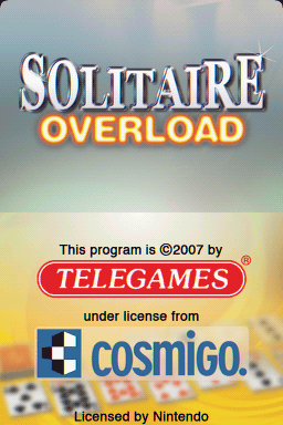 Solitaire Overload — Title screen