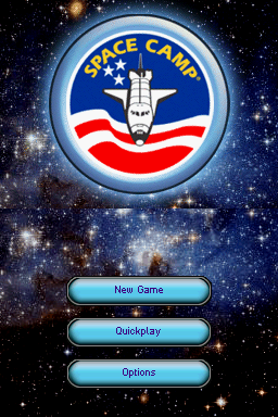 Space Camp — Title screen