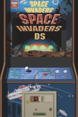 Space Invaders Revolution — Title screen