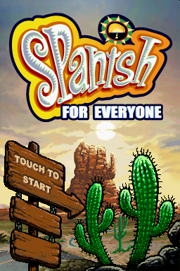 Spanish For Everyone! — Title screen