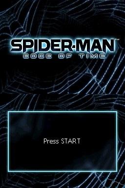 Spider-Man - Edge of Time — Title screen