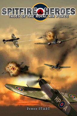 Spitfire Heroes : Tales of the Royal Air Force — Title screen