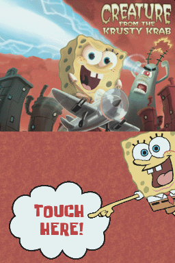 Spongebob Squarepants - Creature From The Krusty Krab — Title screen