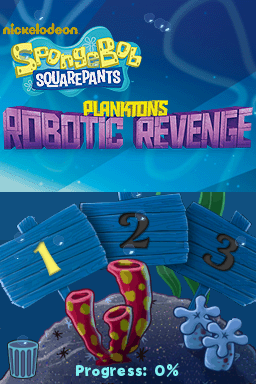 Spongebob Squarepants - Plankton's Robotic Revenge — Title screen
