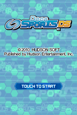 Sports Island DS — Title screen