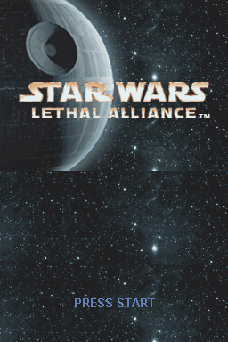 Star Wars - Lethal Alliance — Title screen