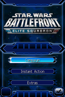 Star Wars Battlefront : Elite Squadron — Title screen