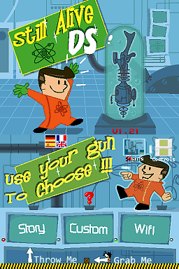 Still Alive DS — Title screen