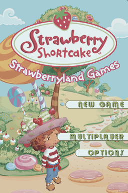 Strawberry Shortcake - Strawberryland Games — Title screen