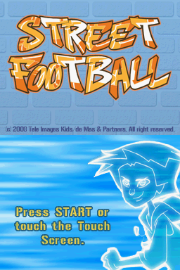Street Football — Title screen