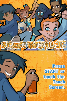 Street Football II — Title screen
