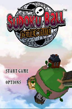 Sudoku Ball : Detective — Title screen