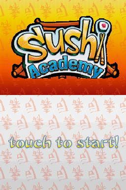 Sushi Academy — Title screen