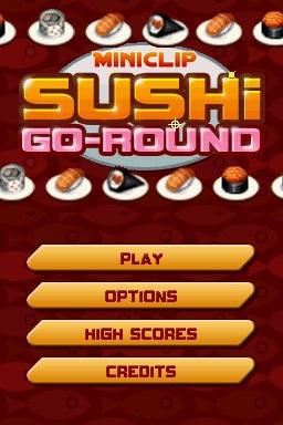 Sushi Go Round — Title screen