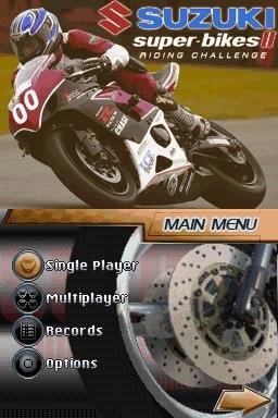Suzuki Super-Bikes II : Riding Challenge — Title screen