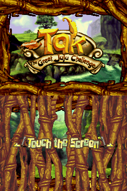 Tak : The Great Juju Challenge — Title screen