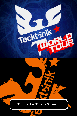 Tecktonik World Tour — Title screen