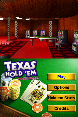 Texas Hold 'em Poker Pack — Title screen