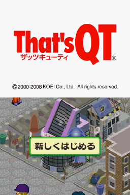 That's Qt — Title screen