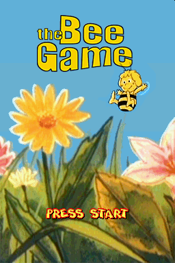 The Bee Game — Title screen