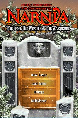 The Chronicles of Narnia : The Lion, the Witch and the Wardrobe — Title screen