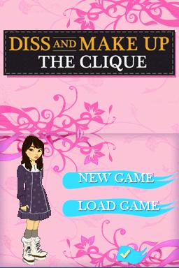 The Clique - Queen Teen — Title screen