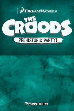 The Croods - Prehistoric Party! — Title screen
