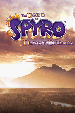 The Legend of Spyro : Dawn of the Dragon — Title screen