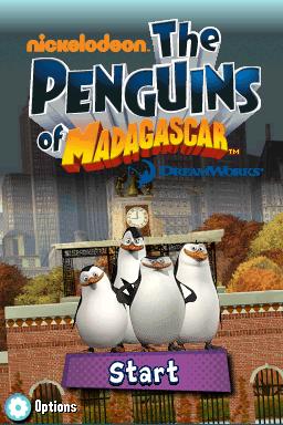 The Penguins of Madagascar — Title screen