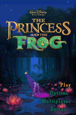 The Princess and the Frog — Title screen