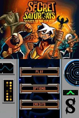 The Secret Saturdays: Beasts of the 5th Sun — Title screen