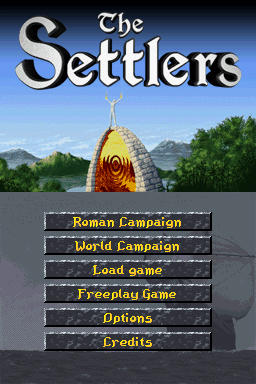 The Settlers — Title screen