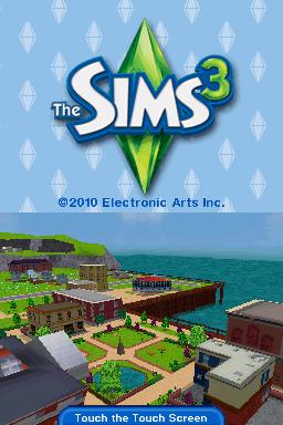 The Sims 3 — Title screen