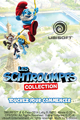 The Smurfs Collection — Title screen