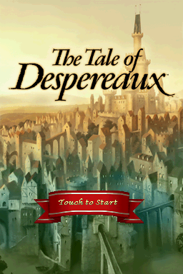 The Tale of Despereaux — Title screen