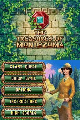 The Treasures of Montezuma  — Title screen