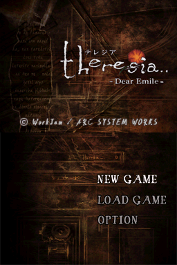 Theresia : Dear Emile — Title screen
