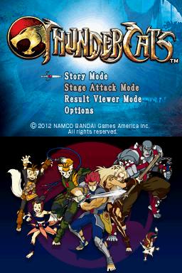 Thundercats — Title screen