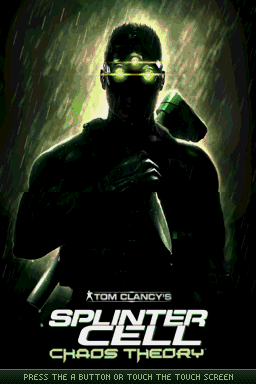 Tom Clancy's Splinter Cell : Chaos Theory — Title screen