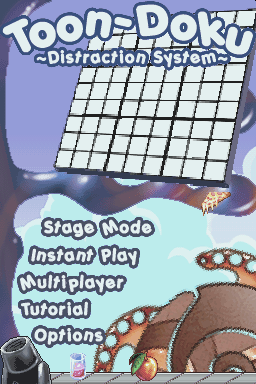 Toon-doku - Sudoku With Pictures! — Title screen